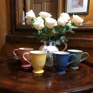 Lenox Poppies Rainbow Mug Yellow